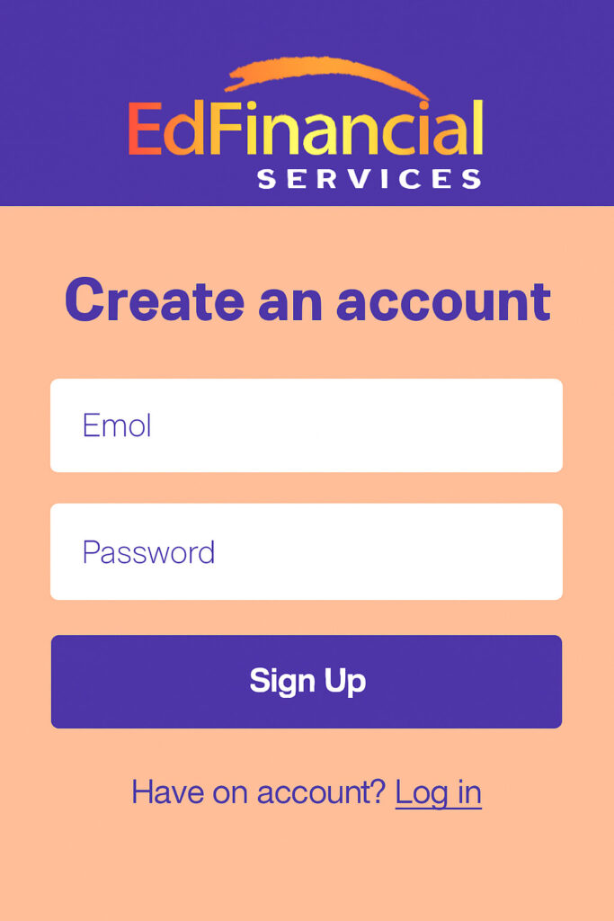 edfinancial sign in
